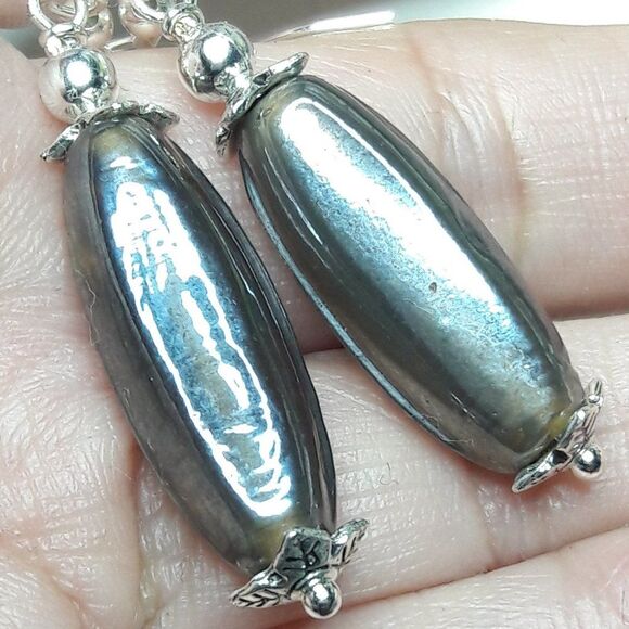 bohemian earrings 075# Bohemian glass pickle pickle earrings cosplay bohocore fa - Picture 2 of 6